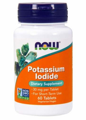 Potassium Iodide 60 Tabs by Now Foods